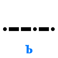 Обозначение буквы Ъ в азбуке Морзе